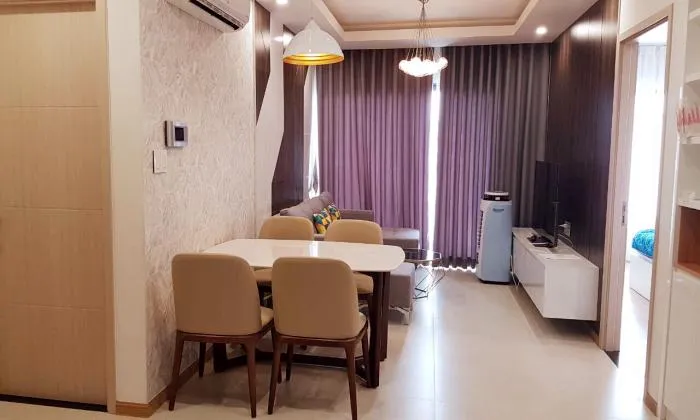 Fully Furnished Two Bedroom New City Thu Thiem Apartment For Rent in District 2 HCMC 72sqm 750 USD/month