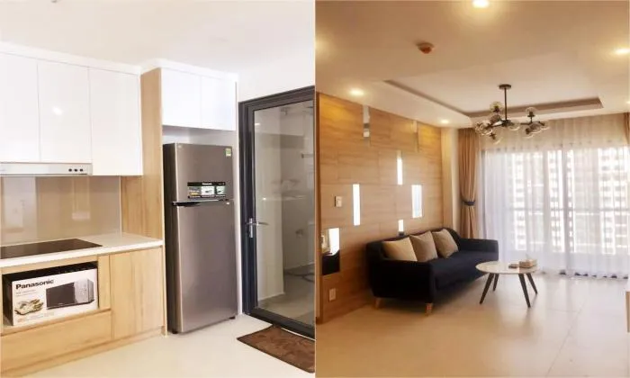 Modern Kitchen Three Bedroom Apartment in New City Thu Thiem District 2 HCM City 85sqm 950 USD/month