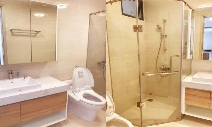 Modern Kitchen Three Bedroom Apartment in New City Thu Thiem District 2 HCM City 85sqm 950 USD/month