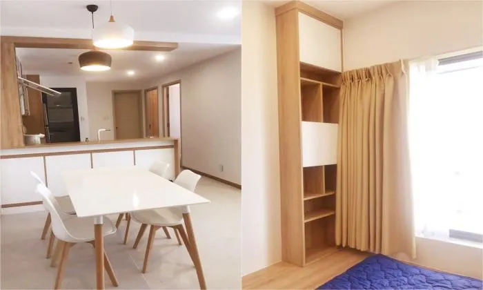Modern Kitchen Three Bedroom Apartment in New City Thu Thiem District 2 HCM City 85sqm 950 USD/month