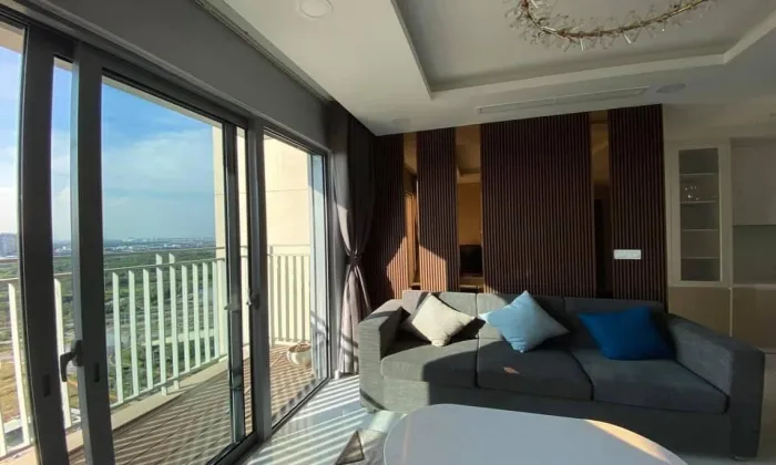 Fully Furnished Two Bedroom Apartment For Rent in Palm Height District 2 Ho Chi Minh CIty 72sqm 700 USD/month