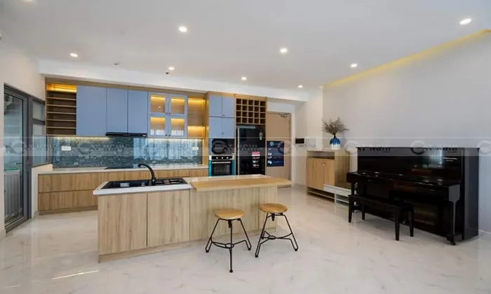 Modern Furniture Three Bedroom Apartment For Rent in Palm Height District 2 HCMC 107sqm 1,200 USD/month