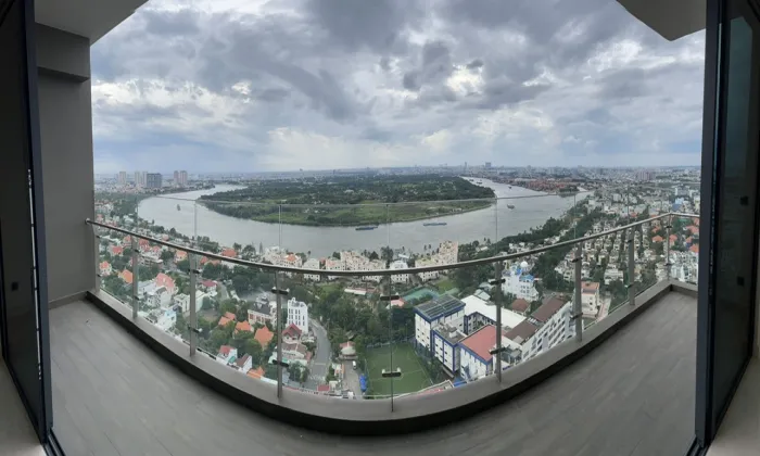 Partly Furnished River  Four Bedroom Facing in Q2 Thao Dien Disrict 2 Ho Chi Minh City 182sqm 4,500 USD/month