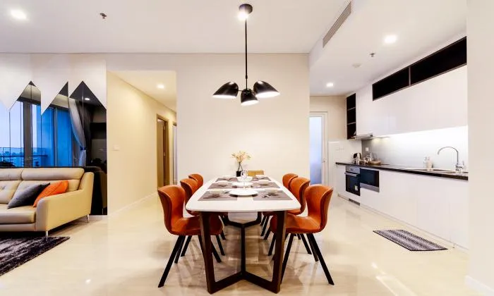 Charming Three Bedroom Sadora Apartment For Rent in District 2 Ho Chi Minh City 112sqm 1,600 USD/month