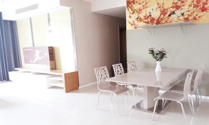 Big Size And Nice Furniture Three Bedroom  Sarimi Apartment For Rent in District 2 HCMC 116sqm 1,600 USD/month