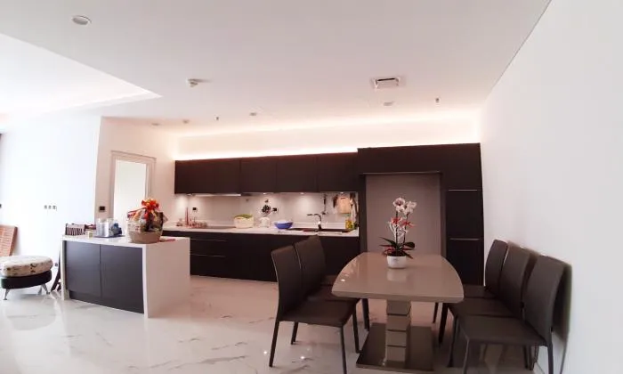 Amazing Kitchen Two Bedroom Sarina Apartment in Thu Thiem District 2 HCM City 99sqm 1,300 USD/month