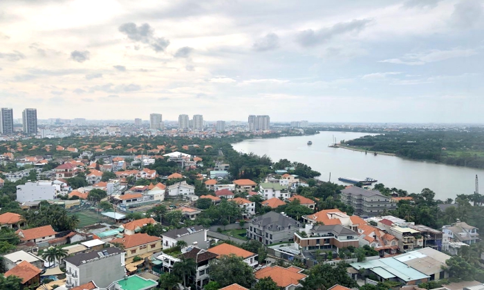 Modern Furniture and River View Two Bedroom The Nassim Apartment in Thao Dien Thu Duc City
