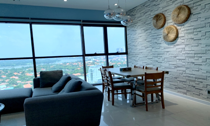 Furnished Three Bedroom Apartment For Rent in Ascent Thao Dien Thu Duc City