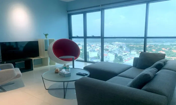 Furnished Three Bedroom Apartment For Rent in Ascent Thao Dien Thu Duc City 100sqm 1,600 USD/month