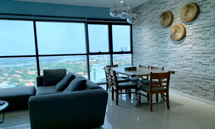 Furnished Three Bedroom Apartment For Rent in Ascent Thao Dien Thu Duc City 100sqm 1,600 USD/month