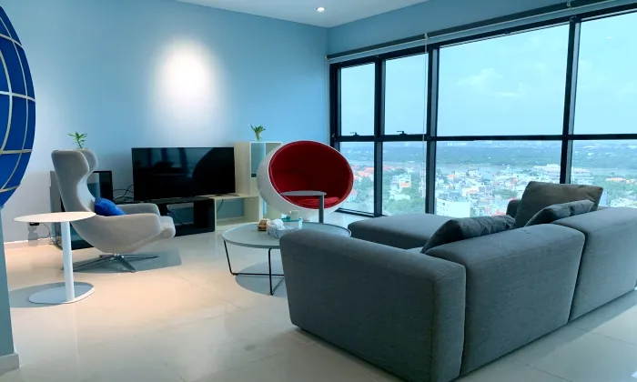 Furnished Three Bedroom Apartment For Rent in Ascent Thao Dien Thu Duc City 100sqm 1,600 USD/month