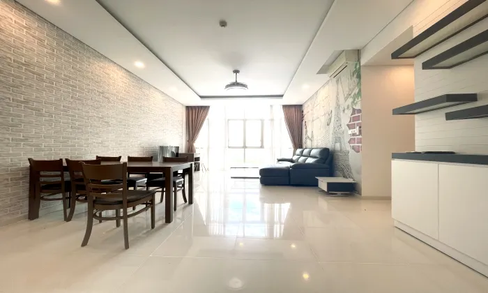 Three Bedroom Apartment in Tower 3 For Rent in The Vista An Phu District 2 HCMC 142sqm 1,600 USD/month