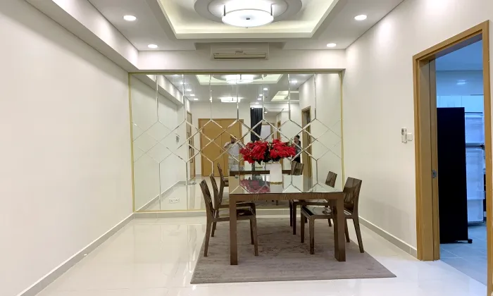 Amazing Furniture Two Bedroom Apartment For Rent in The Vista An Phu Thu Duc City 105sqm 1,100 USD/month