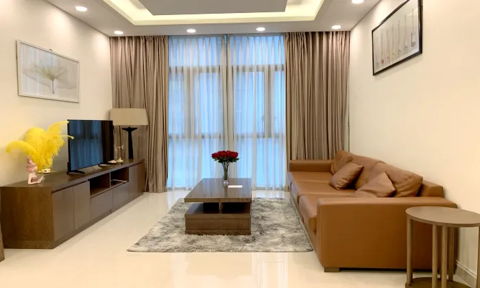 Amazing Furniture Two Bedroom Apartment For Rent in The Vista An Phu Thu Duc City 105sqm 1,100 USD/month