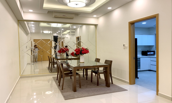 Amazing Furniture Two Bedroom Apartment For Rent in The Vista An Phu Thu Duc City