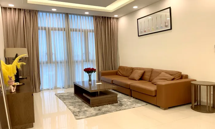 Amazing Furniture Two Bedroom Apartment For Rent in The Vista An Phu Thu Duc City 105sqm 1,100 USD/month