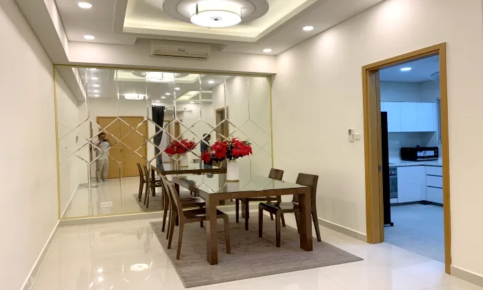 Amazing Furniture Two Bedroom Apartment For Rent in The Vista An Phu Thu Duc City 105sqm 1,100 USD/month