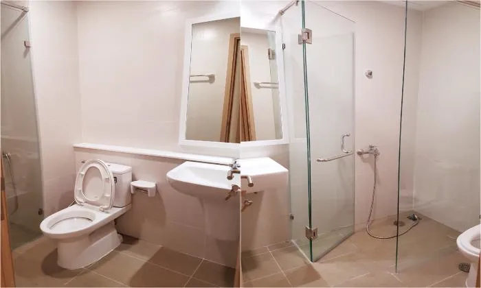Pool View Unfurnished Two Bedroom Safira Apartment For in District 9 HCMC 66sqm 400 USD/month