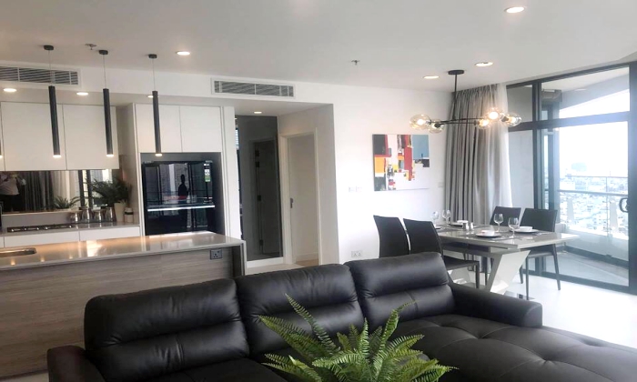 Amazing View Two Bedroom City Garden Apartment For Rent in Binh Thanh HCMC