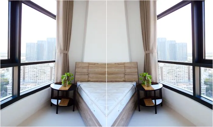 Simply Designed Two Bedroom Fully Furnished in City Garden Binh Thanh HCMC 105sqm 1,600 USD/month