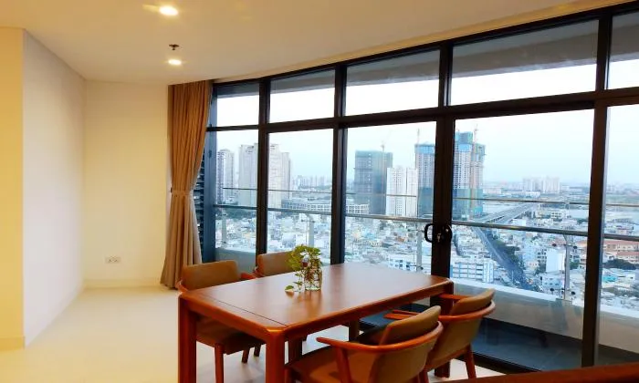 Simply Designed Two Bedroom Fully Furnished in City Garden Binh Thanh HCMC 105sqm 1,600 USD/month