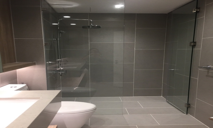 Partly Furniture Three Bedroom City Garden Apartment For Rent in Binh Thanh HCMC
