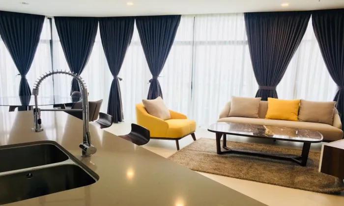 Newly Two Bedroom Apartment For Rent in City Garden Binh Thanh District HCMC 106sqm 1,600 USD/month