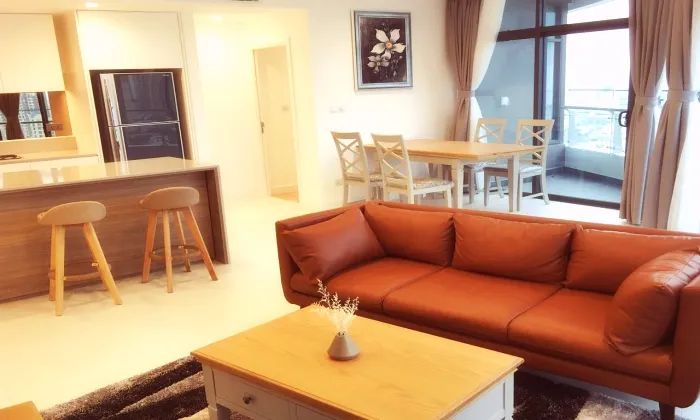 Western Interior Design Apartment For Rent in City Garden HCM 106sqm 1,500 USD/month