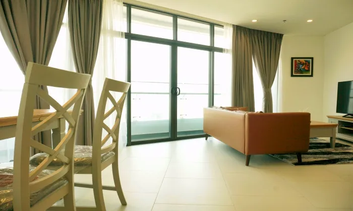 Western Interior Design Apartment For Rent in City Garden HCM 106sqm 1,500 USD/month