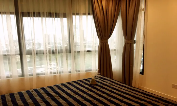 Western Interior Design Apartment For Rent in City Garden HCM 106sqm 1,500 USD/month