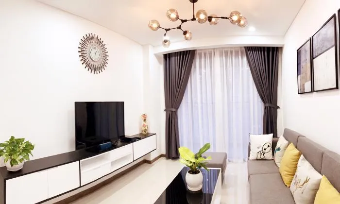 River View Two Bedroom Apartment Opal Saigon Pearl For Rent in Binh Thanh HCMC 90sqm 1,100 USD/month