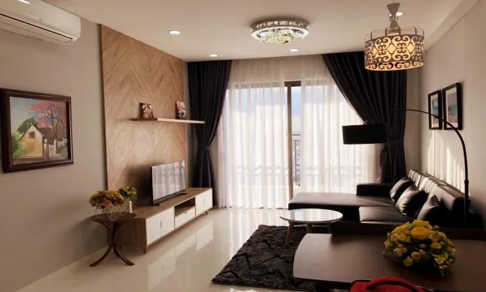 Modern And Pool View Two Bedroom Apartment For Rent in Wilton Binh Thanh HCMC 65sqm 850 USD/month