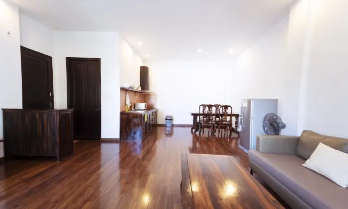 Nice Wooden Style One Bedroom Apartment For Rent in Dakao District 1 HCMC 55sqm 600 USD/month