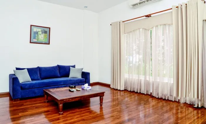 Wooden Style One Bedroom Serviced Apartment in District 1 HCMC 60sqm 650 USD/month