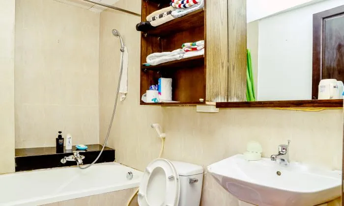 Wooden Style One Bedroom Serviced Apartment in District 1 HCMC 60sqm 650 USD/month