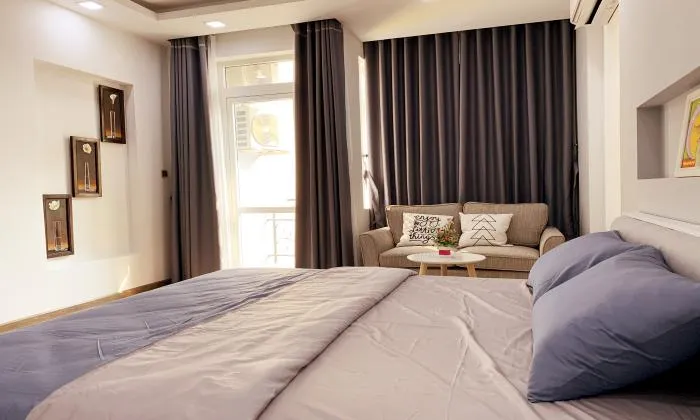 Spacious Private One Bedroom in Nguyen Cu Trinh St District 1 Ho Chi Minh City 55sqm 550 USD/month