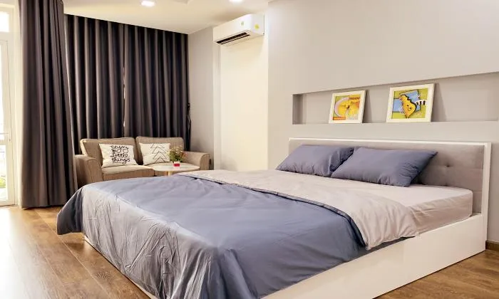 Spacious Private One Bedroom in Nguyen Cu Trinh St District 1 Ho Chi Minh City 55sqm 550 USD/month