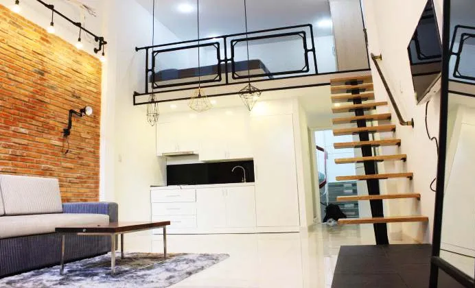 Charming Brand New One Bedroom Serviced Apartment on Ky Con St, Dist1 60sqm 600 USD/month