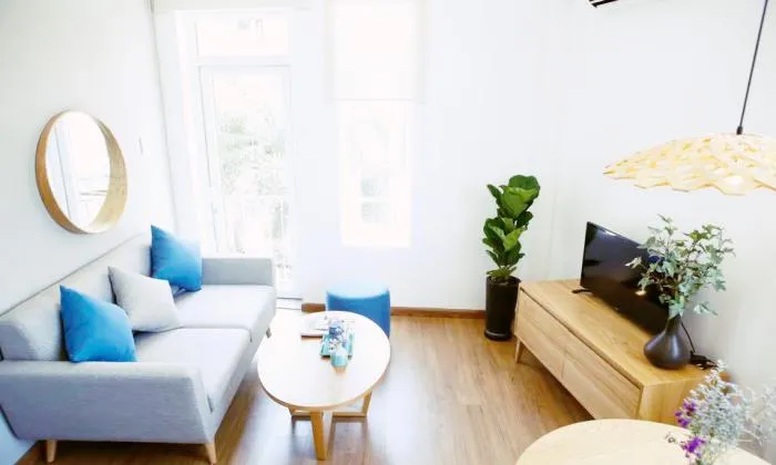 Cool Style One Bedroom Serviced Apartment in Nguyen Trai  St District 1 HCM City 45sqm 550 USD/month
