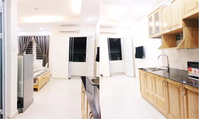 Nice Studio Serviced Apartment For Rent in Center Saigon Vietnam 35sqm 370 USD/month
