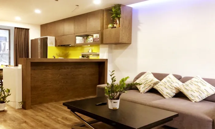 High Quality Interior One Bedroom Apartment For Rent in Dakao District HCMC 70sqm 850 USD/month