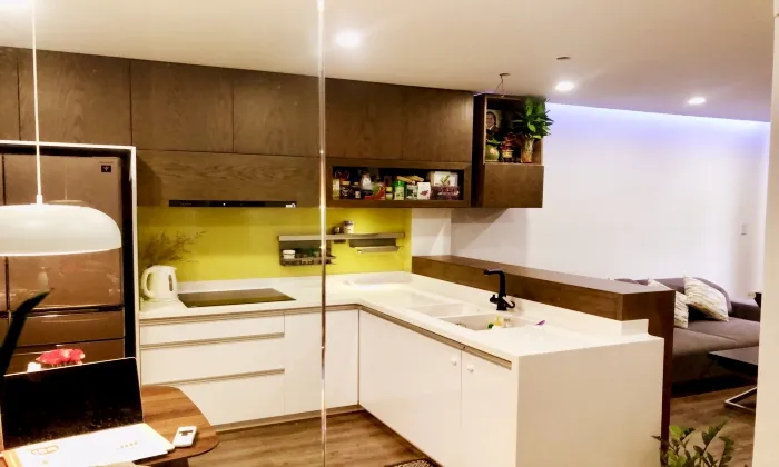 High Quality Interior One Bedroom Apartment For Rent in Dakao District HCMC 70sqm 850 USD/month