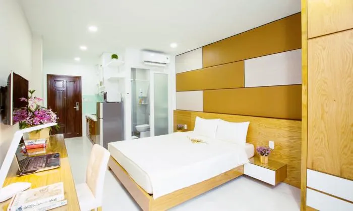 Nice And Clean Studio Serviced Apartment in Nguyen Trai District 1 HCMC 35sqm 550 USD/month