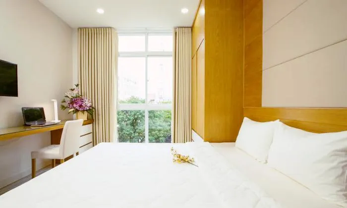 Nice And Clean Studio Serviced Apartment in Nguyen Trai District 1 HCMC 35sqm 550 USD/month