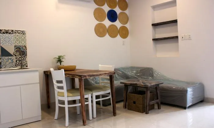 Western Designed One Bedroom Serviced For Rent in District 1 HCM City 60sqm 500 USD/month