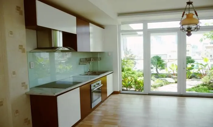 Modern Serviced Apartment For Rent With a Big Garden, Dist 1 HCMC 100sqm 800 USD/month