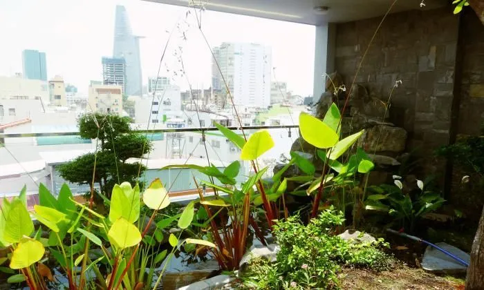 Modern Serviced Apartment For Rent With a Big Garden, Dist 1 HCMC 100sqm 800 USD/month