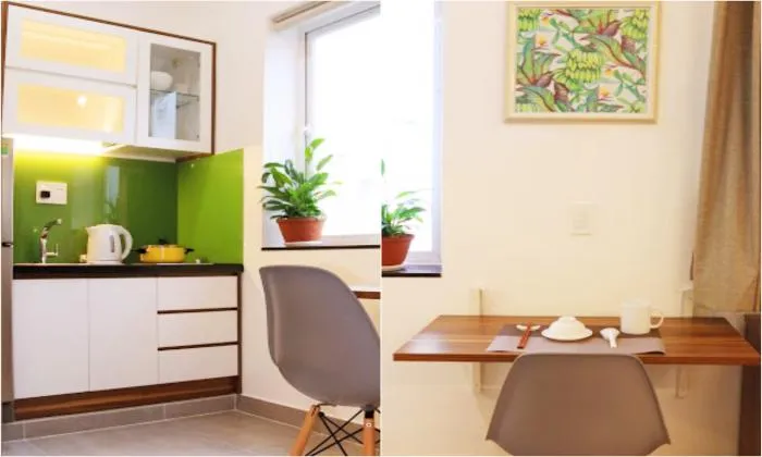 Nice One Bedroom Loft Apartment in Dinh Tien Hoang Street District 1 HCMC 45sqm 600 USD/month
