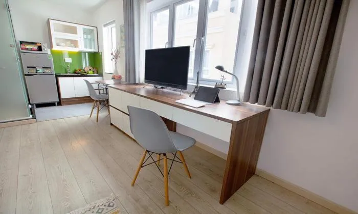 Nice Studio Apartment With Bathtup In Dinh Tien Hoang District 1 Ho Chi Minh Chity 35sqm 500 USD/month