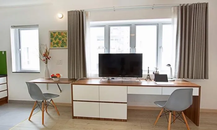 Nice Studio Apartment With Bathtup In Dinh Tien Hoang District 1 Ho Chi Minh Chity 35sqm 500 USD/month